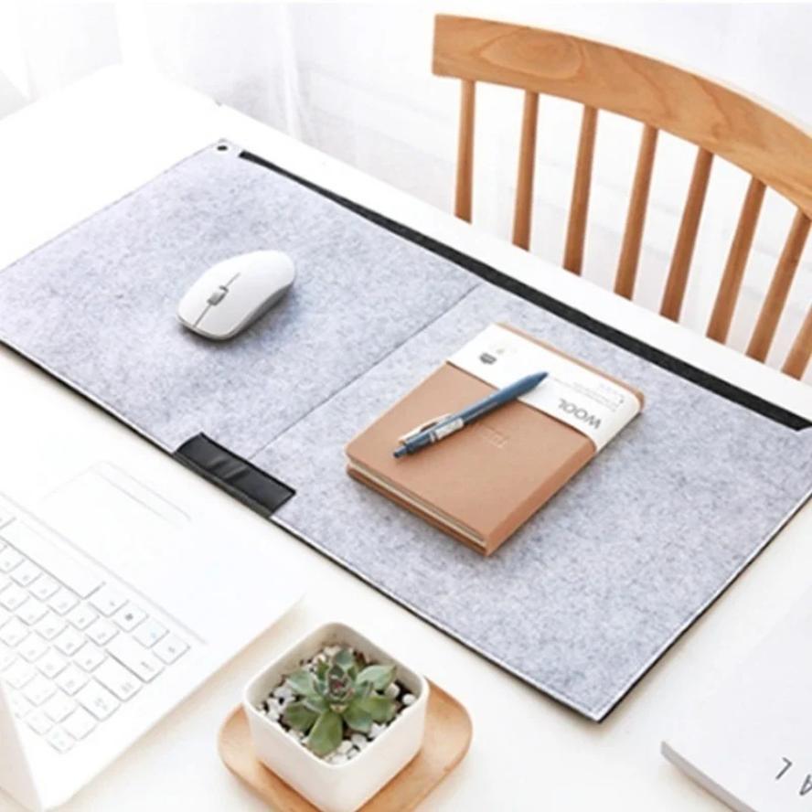 Xiaomi Felt Desk Mat Large Computer Mouse Pad Office Laptop Cushion Non-slip Desktop Table Protector Desk Organizer Holder