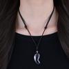 Crystal Purification and Good Luck Charm Magatama Adjustable for Men and Women [KOAI] Pendant/Necklace, Length,