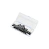 Kutsuwa Ruler Set, Black KB035