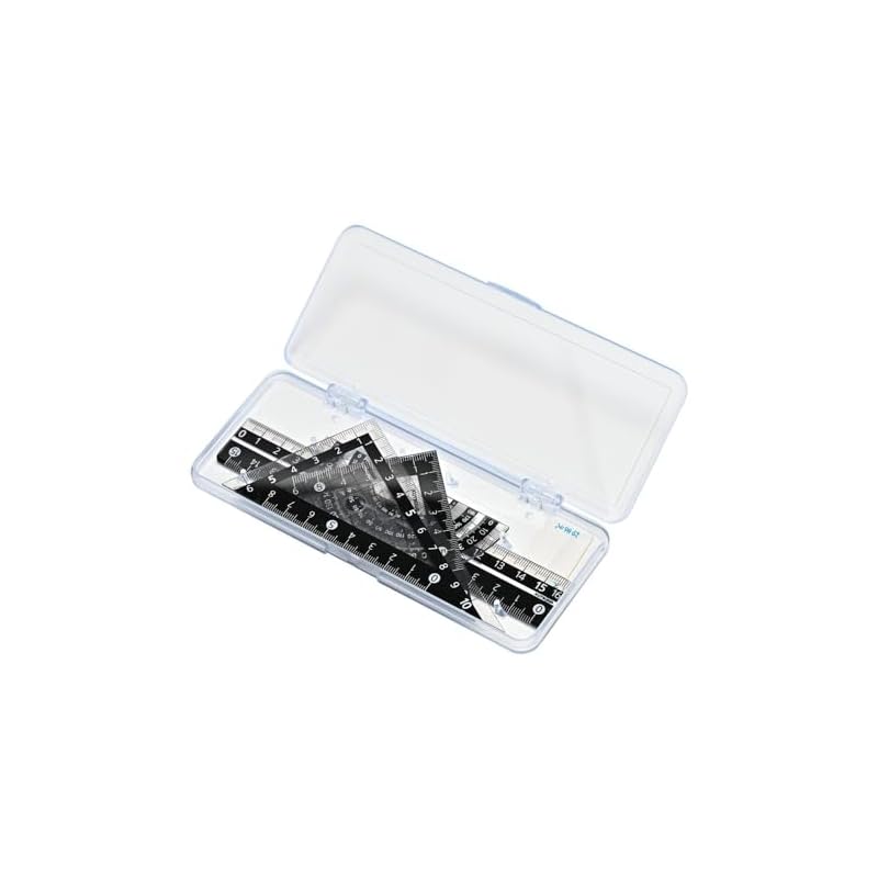 Kutsuwa Ruler Set, Black KB035