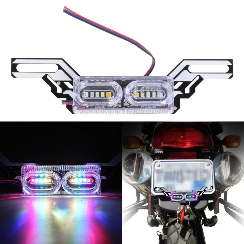 Small LED Tail Lamp Waterproof Motorcycle Signal Light ABS for Motorcycles Offering Superior Visibility & Safety