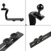 Aluminum Alloy Diving Tray Handle Underwater Camera Mount Rig Photography Plate Bracket with Ball for DSLR SLR Digital