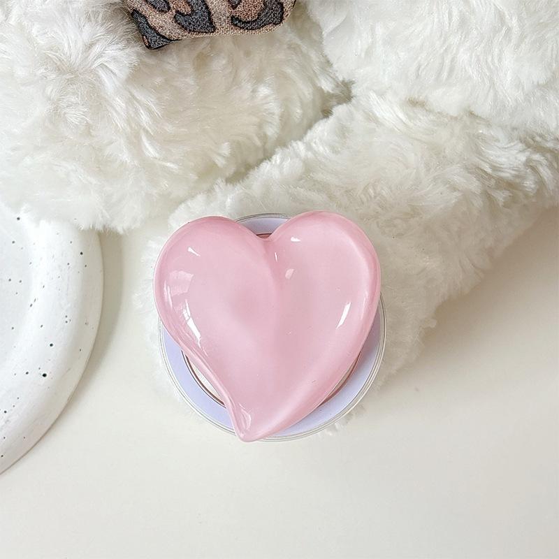 Simple Magnetic Attraction Is Suitable For Magsafe Mobile Phone Airbag Bracket Three-Dimensional Love Ring Folding