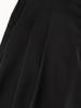 2025 Spring Women's European & American Wide-Leg Satin Pleated Trousers