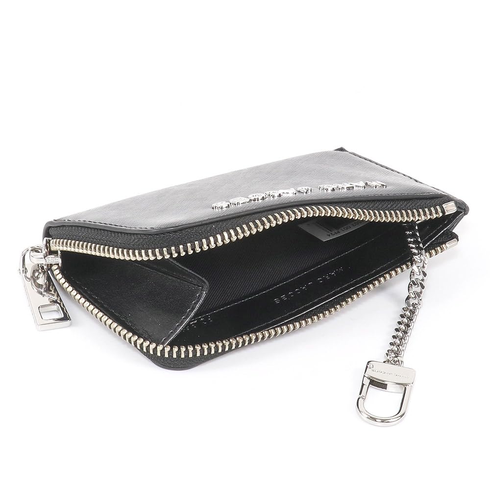 Marc Jacobs Fragment Card Case 4S4SMP004S02 Black Case, 001, Outlet, Women's, [Used]