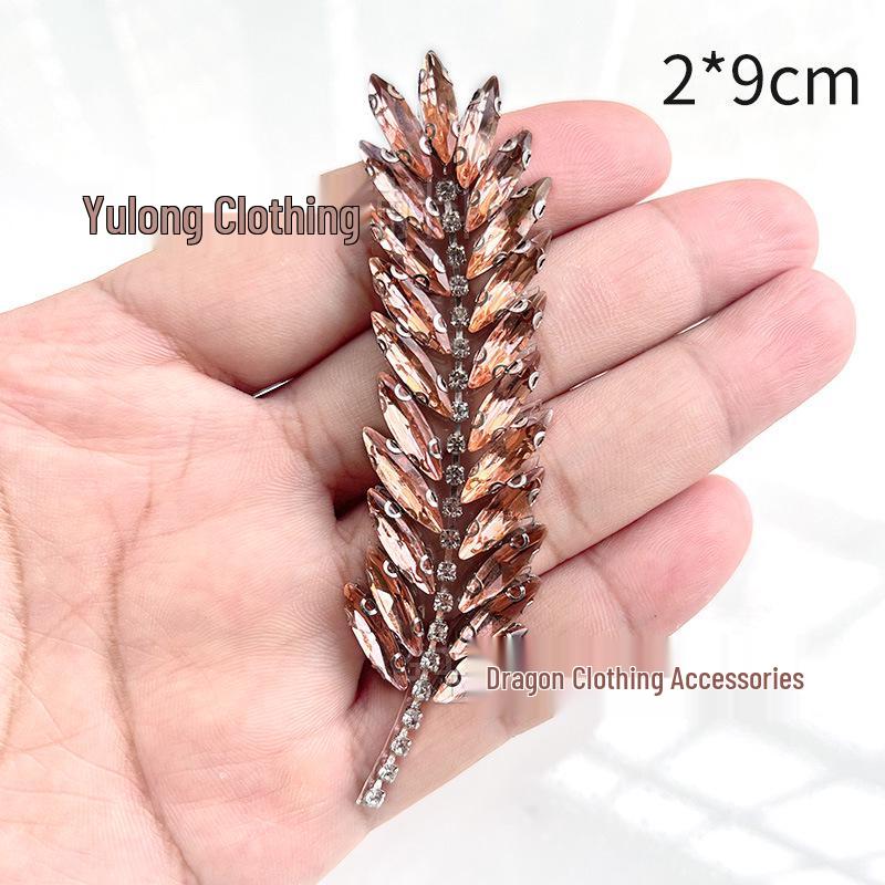 Luxury White Rhinestone Hotfix Stickers: Super Shiny DIY Dress Accessories with Hot Melt Adhesive
