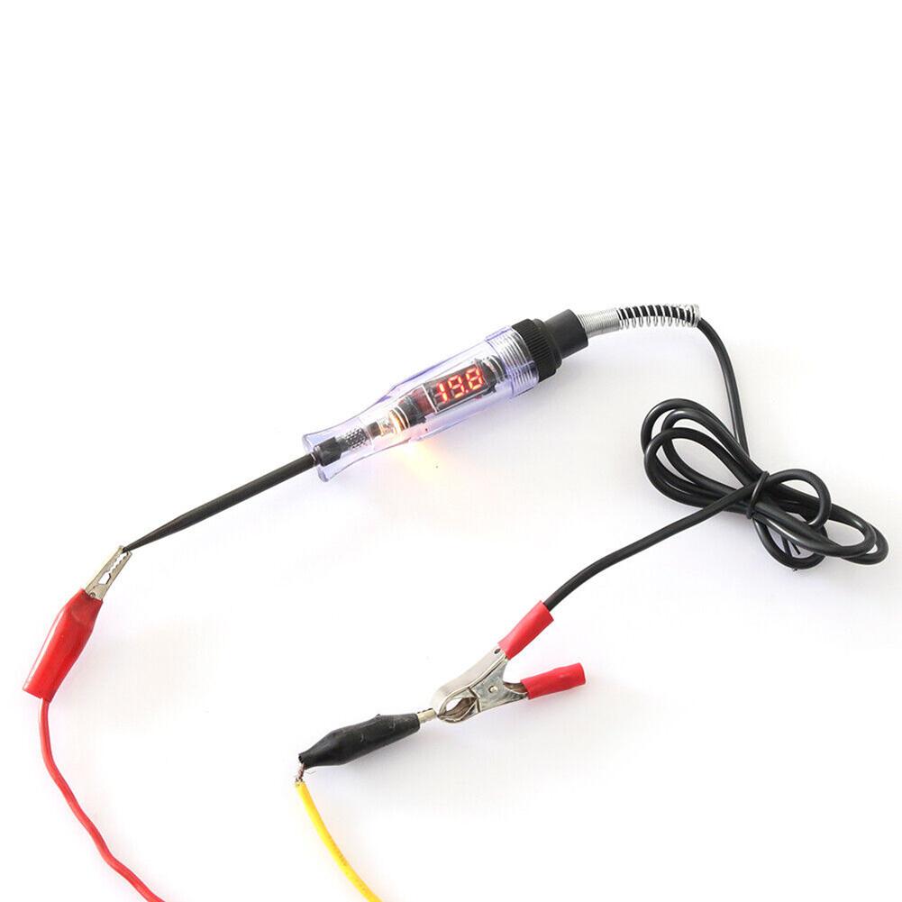 6V-24V LCD Tester ABS+Metal Car Tool Digital Durable