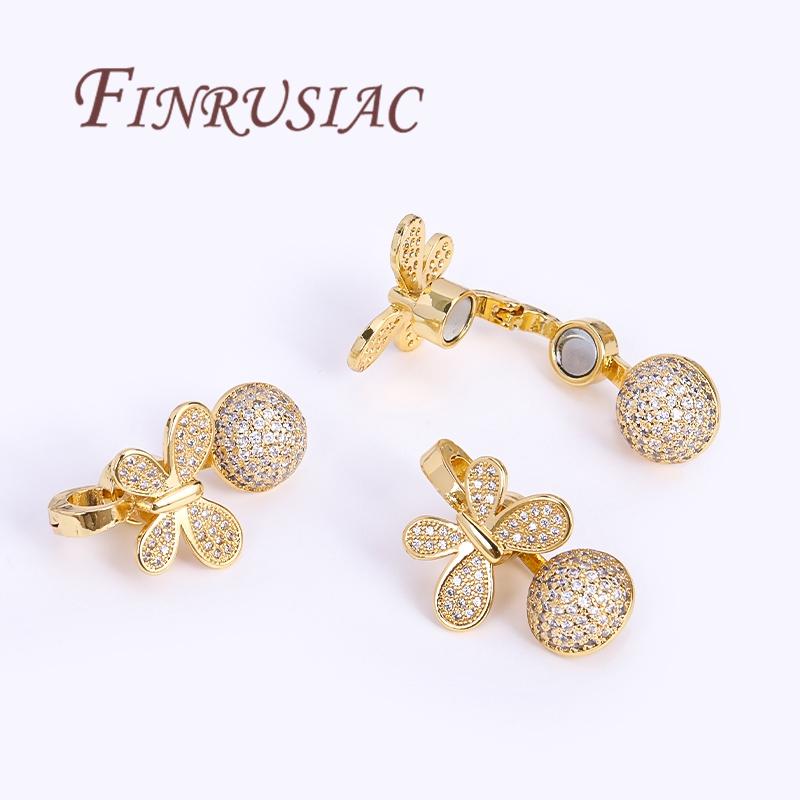18K Gold Plated Locks For Jewelry,Bracelets Connectors Clasps,DIY Necklace Making Accessories,Clasp For Jewelry