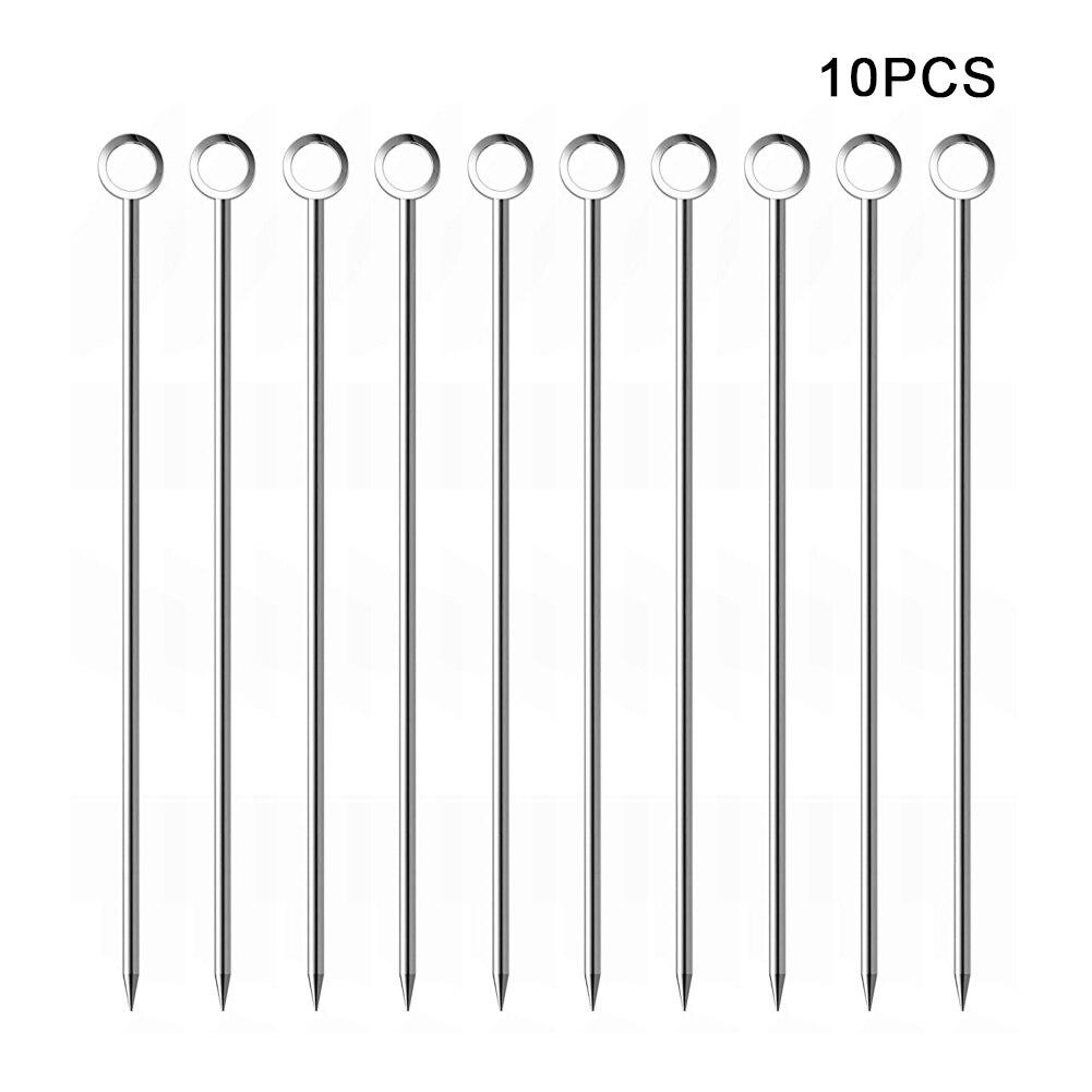 

Коктейльные палочки из нержавеющей стали, коктейльные шампуры, оливки, закуски, инструменты для фруктов и овощей