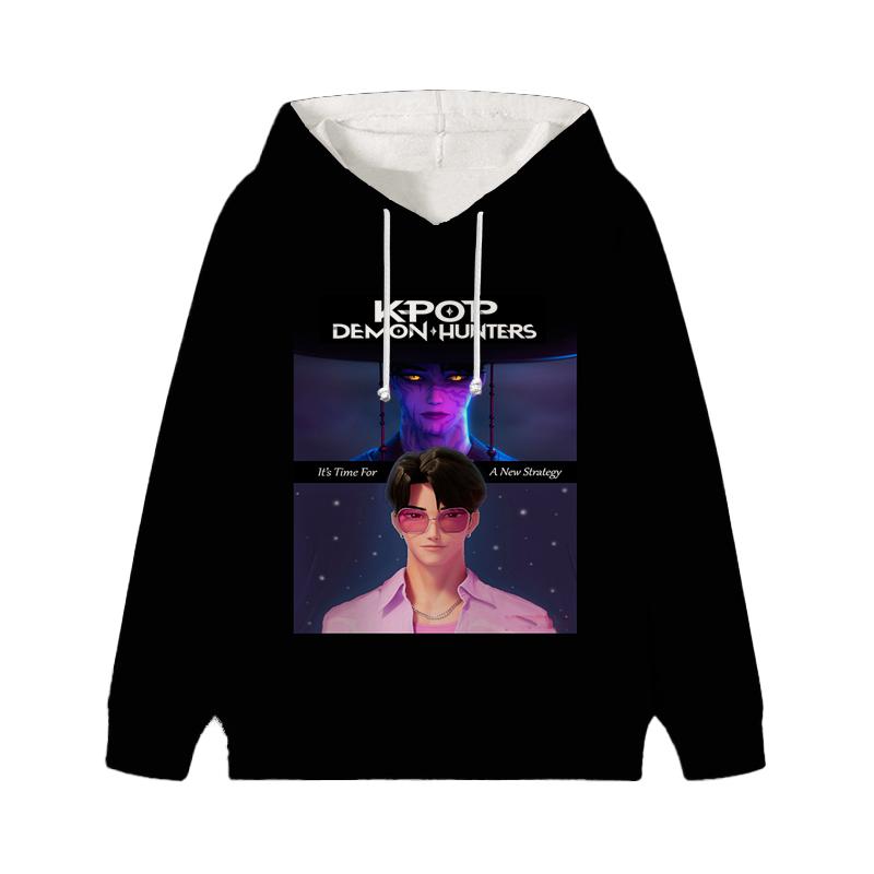 Dämonenjäger Zoey Rumi Mira Sweatshirt KPop Huntrix Girl Kinder Hoodie Kinder Saja Jungen Pullover Harajuku Herbst Winter Oberteile