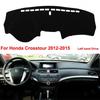 Car Dashboard Cover Mat Auto Dash Covers For Honda Crosstour 2012 2013 2014 2015