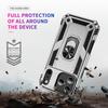 Robusteste Hitzeschutz-Armor PC+TPU Handyhülle Für IPhone 17 Air 16e 15 14 Plus 13 12 Pro Max Stoßfeste Auto-Magnetringhalter-Abdeckung
