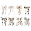Organza Material Curtain Tieback Pink Tulip Bow Drapery Tieback  Living Room Window