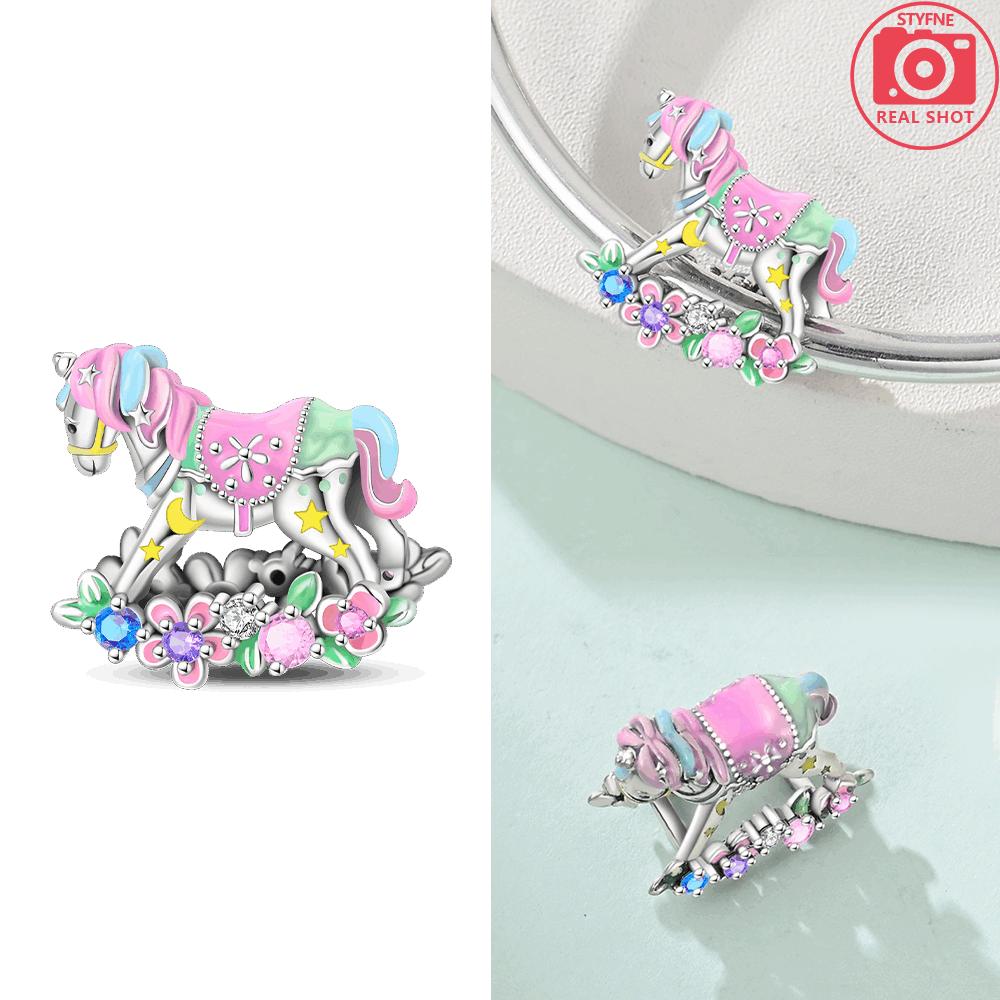 New Summer Coconut Beach Travel Ai Robot 100% Copper Charms Fit Original Bracelet Diy Jewelry Making Women Gift