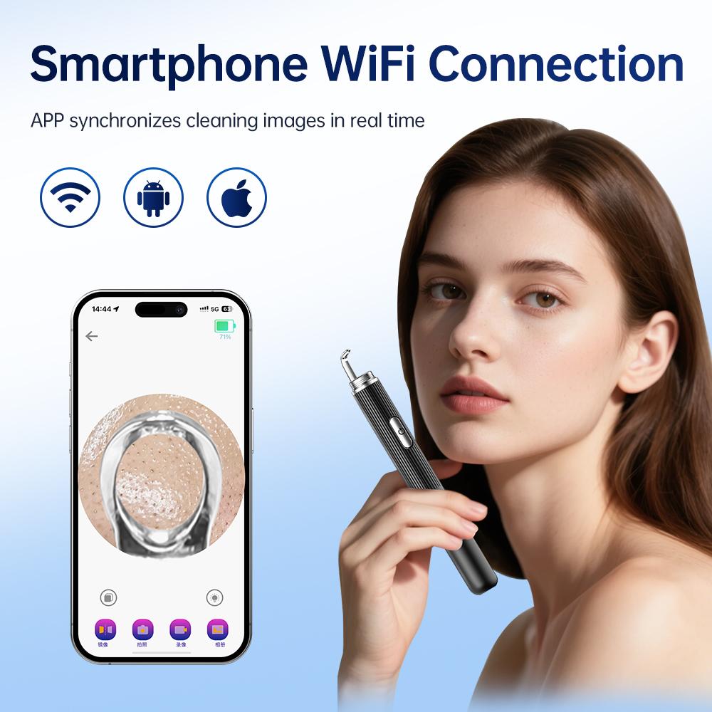 Visual Blackhead Remover HD Camera Facial Deep Clean Machine Acne and Pore Remover Face Extractor Electric Blackhead Cleaner