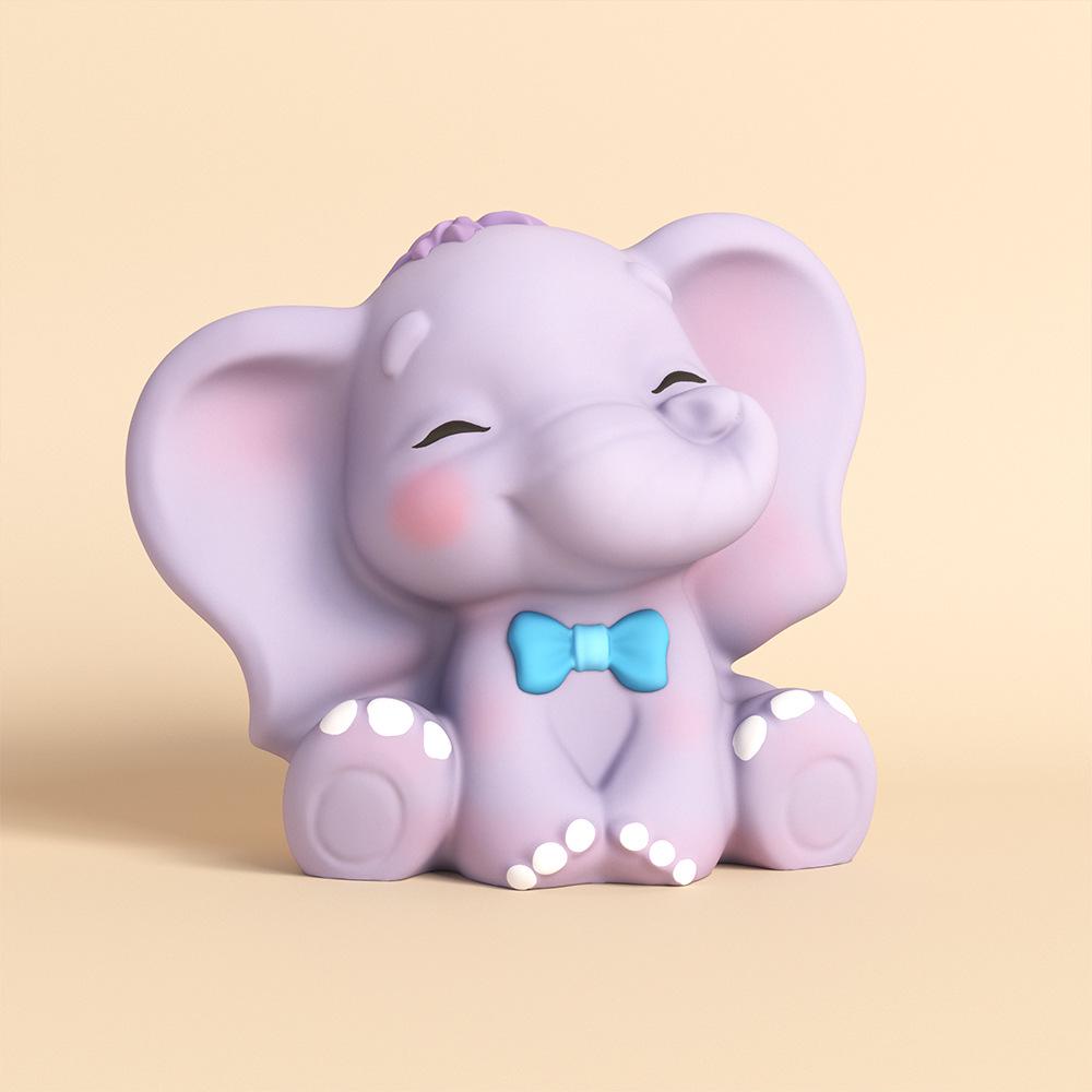 3D Large Baby Elephant Candle Silicone Mold for DIY Party Favors and Home Decor