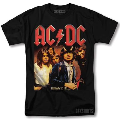 ACDC Shirt AC/DC Highway To Hell Rock Concert Tour Merch Vntg Design T-Shirt Unisex T-Shirt Graphic Tee