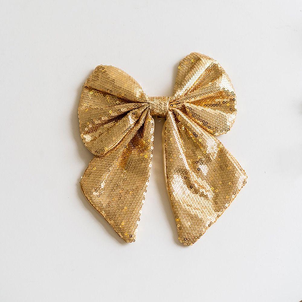 Cartoon Sparkling Glitter Christmas Bow DIY Merry Christmas Decorations  Home Xmas Decor