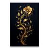 1pcs Canvas Painting Dark Golden Flower Wheat Canvas Painting Decorative Paintings Wall Decor Art Mural Wall Decoration for Home No Frame