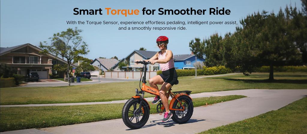 ENGWE EP-2 Boost Folding Electric Bike for Adult, 250W Motor, 48V 13AH Battery, 20''*4'' Fat Tire Bike