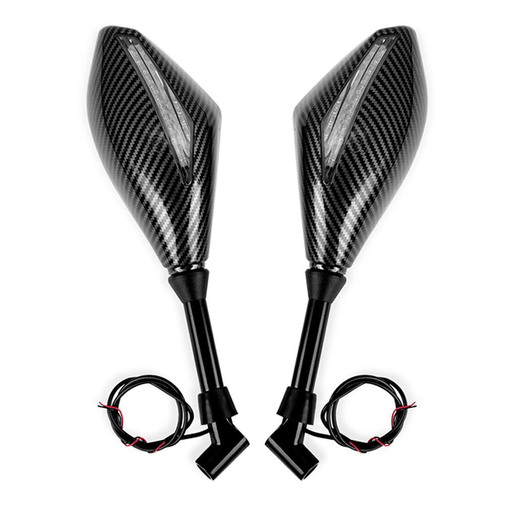 LED Illuminated Reflective Rearview Mirror for Honda Legend and Suzuki Motorcycles