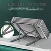 Laptop PC Tablet iPad Aluminum Ergonomic Height and Angle Gray Stand, Stand, Stand, Stand, Alloy, Foldable, Non-slip, Lightweight, Design, 6-Stage