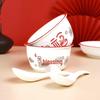Haolaibao HLB-MY02 Good Fortune 38-Piece Ceramic Dinnerware Set