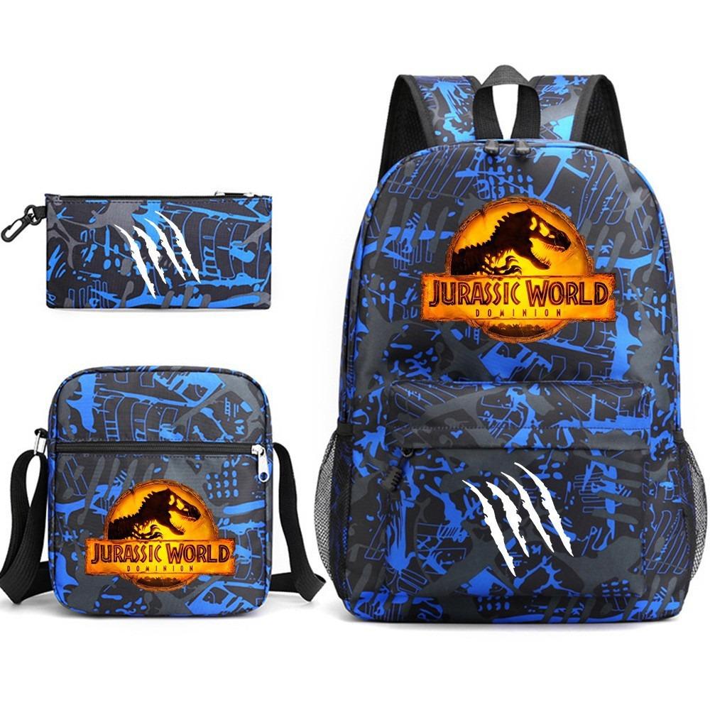 ONE PIECE heat transfer schoolbag primary school student printed backpack large capacity backpack backpack pencil case