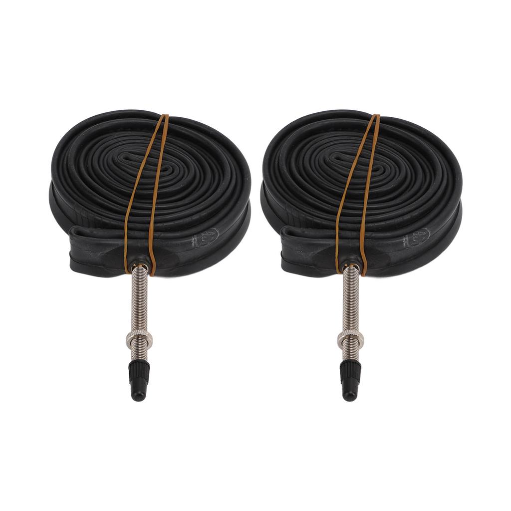 2Pcs Bike Inner Tube Butyl Rubber 700x23C Interior French Valve Tube for Road MTB Bike700X23C