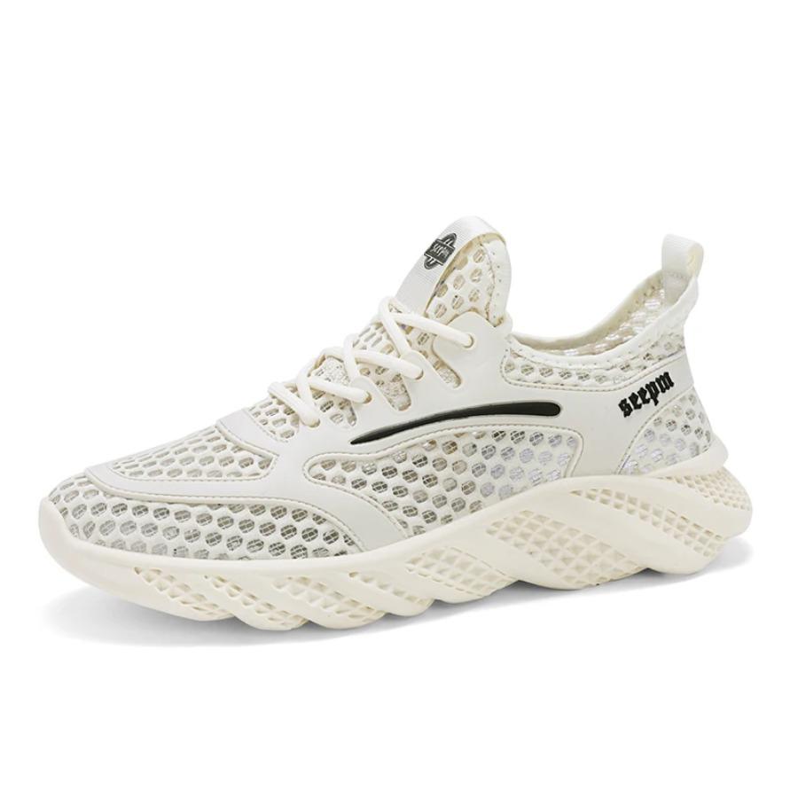 2025 leichte Herren Übergröße Sommer atmungsaktive Mesh-Oberfläche Flyknit Casual Sportschuhe Laufschuhe tenis masculino