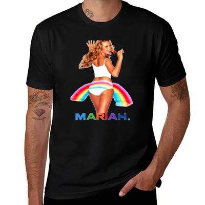 Mariah Carey Retro Style TShirt Relaxed Casual Short Sleeve Tee