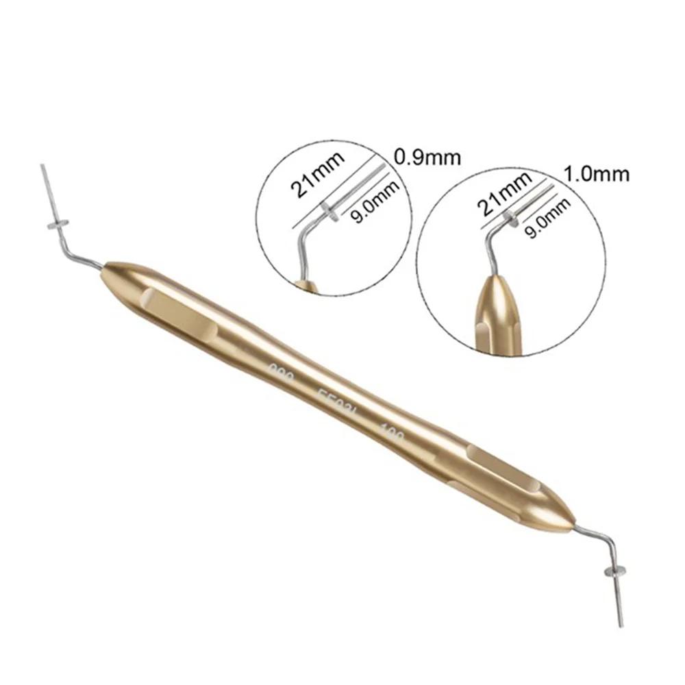 Nigf 1 ks Zubní ruční pěchovadlo Endo Gutaperča Buchanan Ruční plnění kořenového kanálku Nerezová ocel Zubní nástroj Endodontický