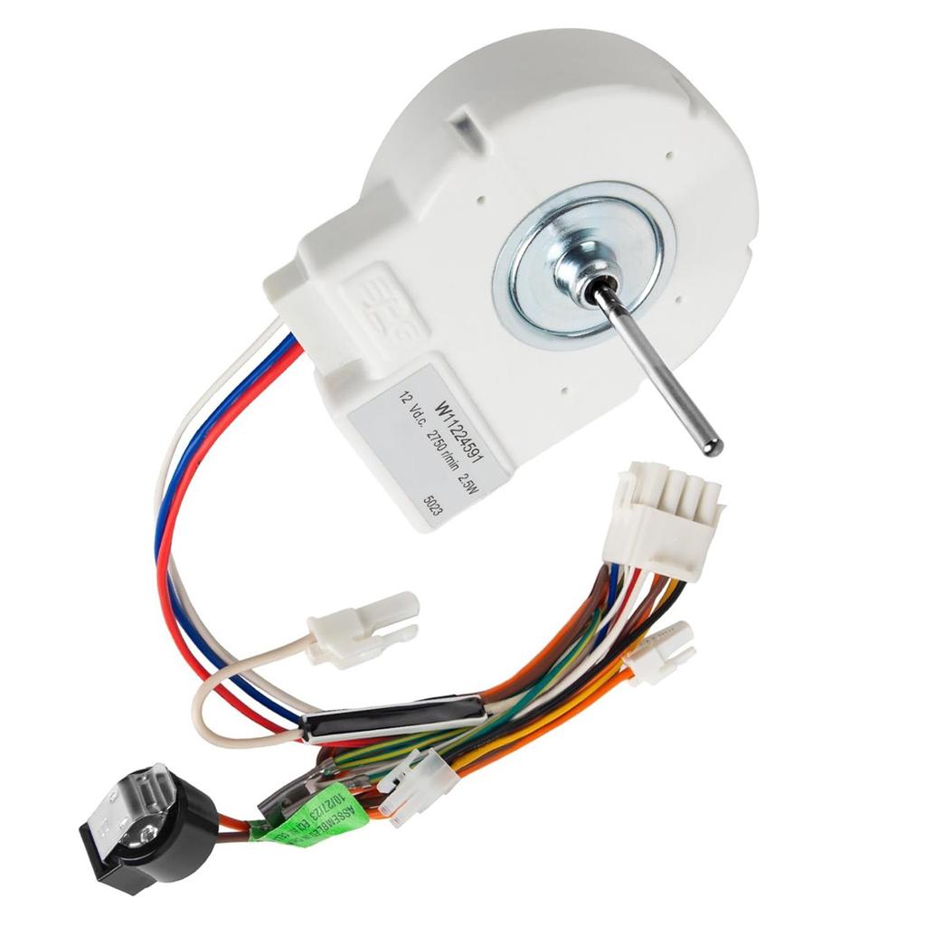 Evaporator Cooling Fan Motor for W11224591 Refrigerator Units Fridge Condenser Fan Freezer Replacement Part