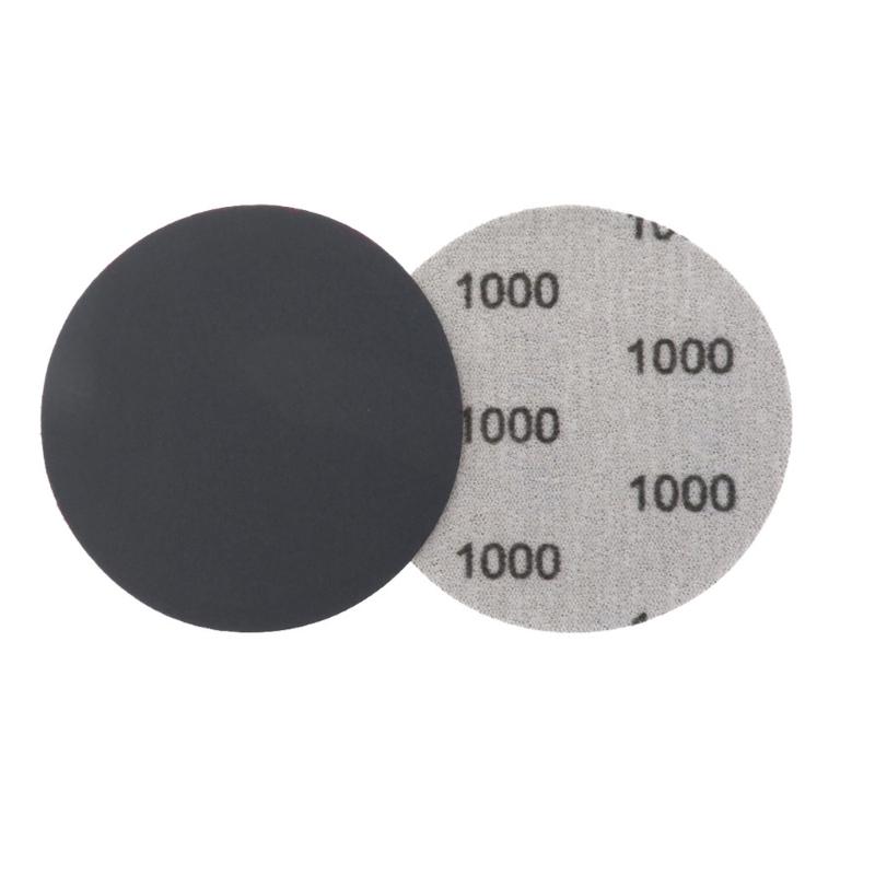Pack of 30 Wet Dry Polishing Sandpaper Discs Abrasive Sheets Carbon Silicon Materials for Automotive Metal Woodworking