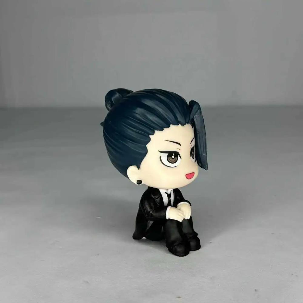 Jujutsu Battle Q Edition Handheld Sitting posture Xia Youjie Wu Tiaowu Anime Doll Model Doll Desktop Ornament Gift