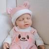 Silicone 12in Solid Pink Bear Simulated Toy Doll With Realistic Design For Kids Christmas Gift