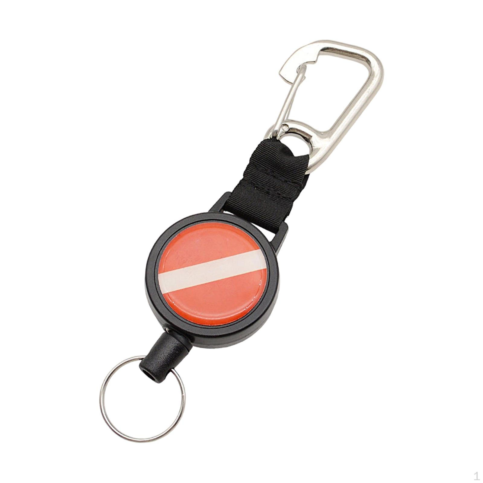 

Diving Gear Retractor Snorkeling Equipment for flashlights Cameras Stainless Steel Wire