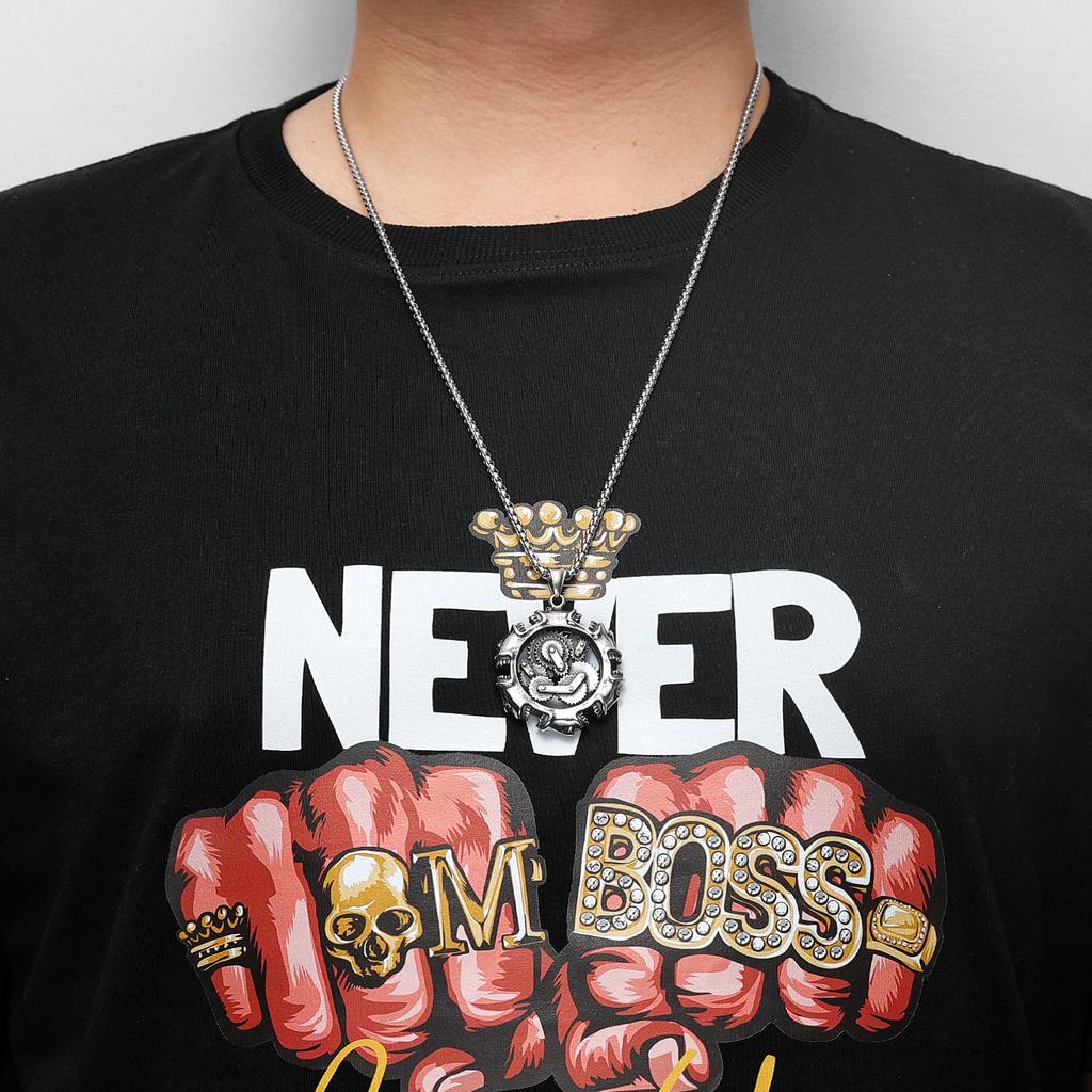 Steampunk Mechanical Gear Gothic Skull Stainless Steel Men Women Necklaces Pendants Chain Punk Jewelry Creativity Gift Wholesale