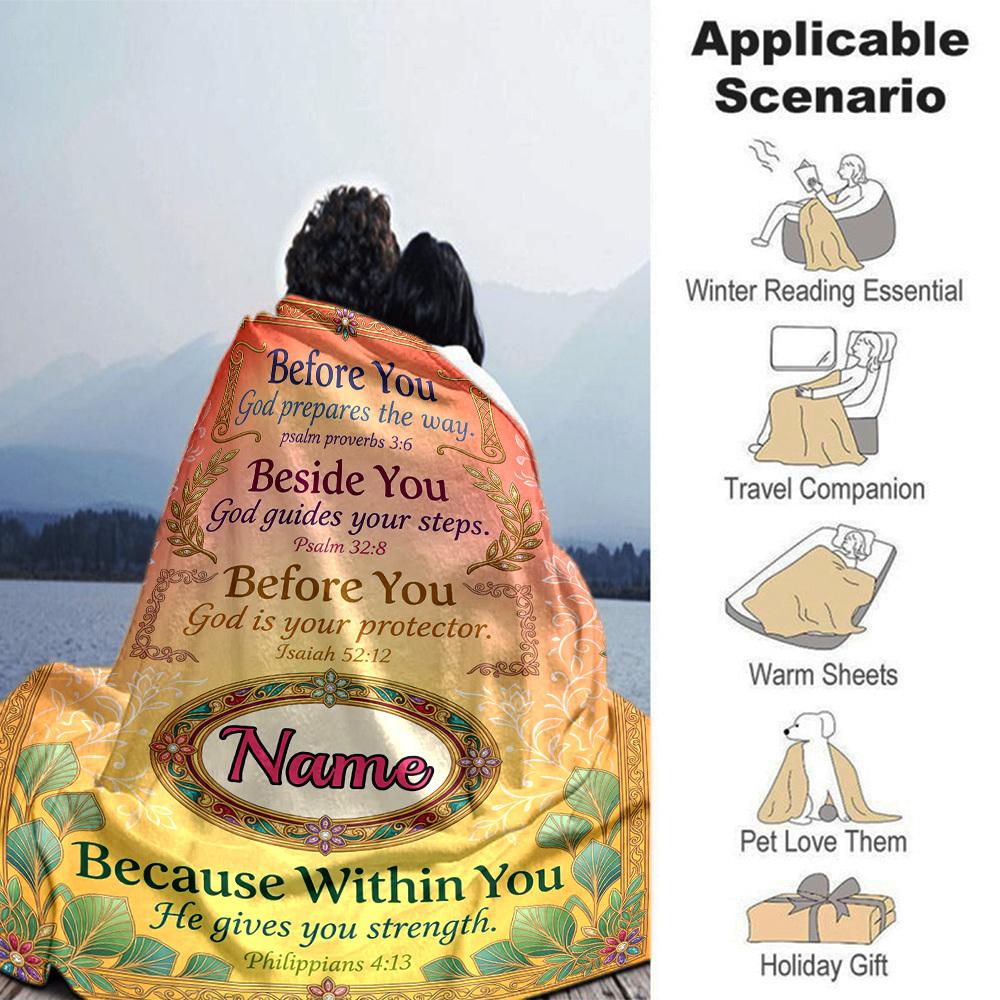 Strength Withincustomize Your Name Blanket Soft And Comfortable It'S The Perfect Gift For Family Friends Or Loved Ones Suitable For All Seasons It'S