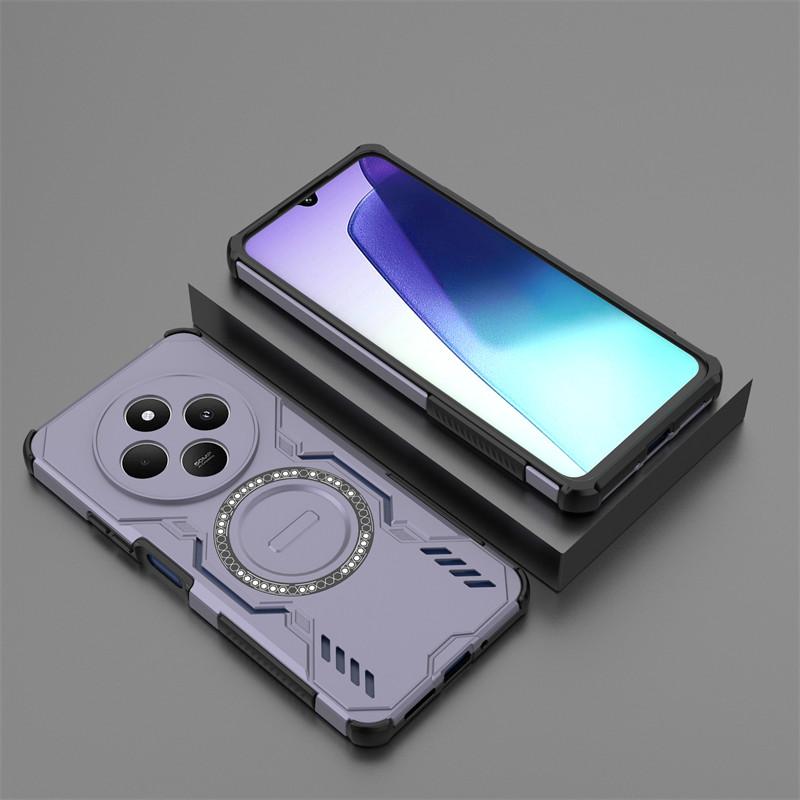 Heat Dissipation Magnetic For Xiaomi Redmi 14C Case Xiaomi Redmi 14C Cover Shockproof Magsafe Wireless Charge Cover Redmi 14C