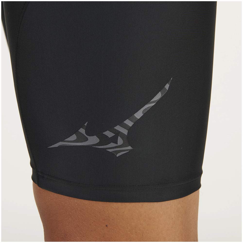 MIZUNO Fitness Half Spats Small Men's Swimsuit, (Inseam 26cm/3D Cups), N2JB0117, Color Black, Size