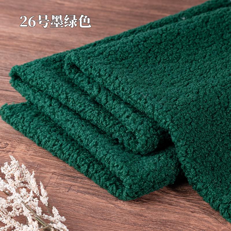 Teddy Plush Fabric Elasticity Soft By The Meter for Toys Pet Nest Cushion Handmade DIY Sewing Faux Lamb Fur Cloth Beige White