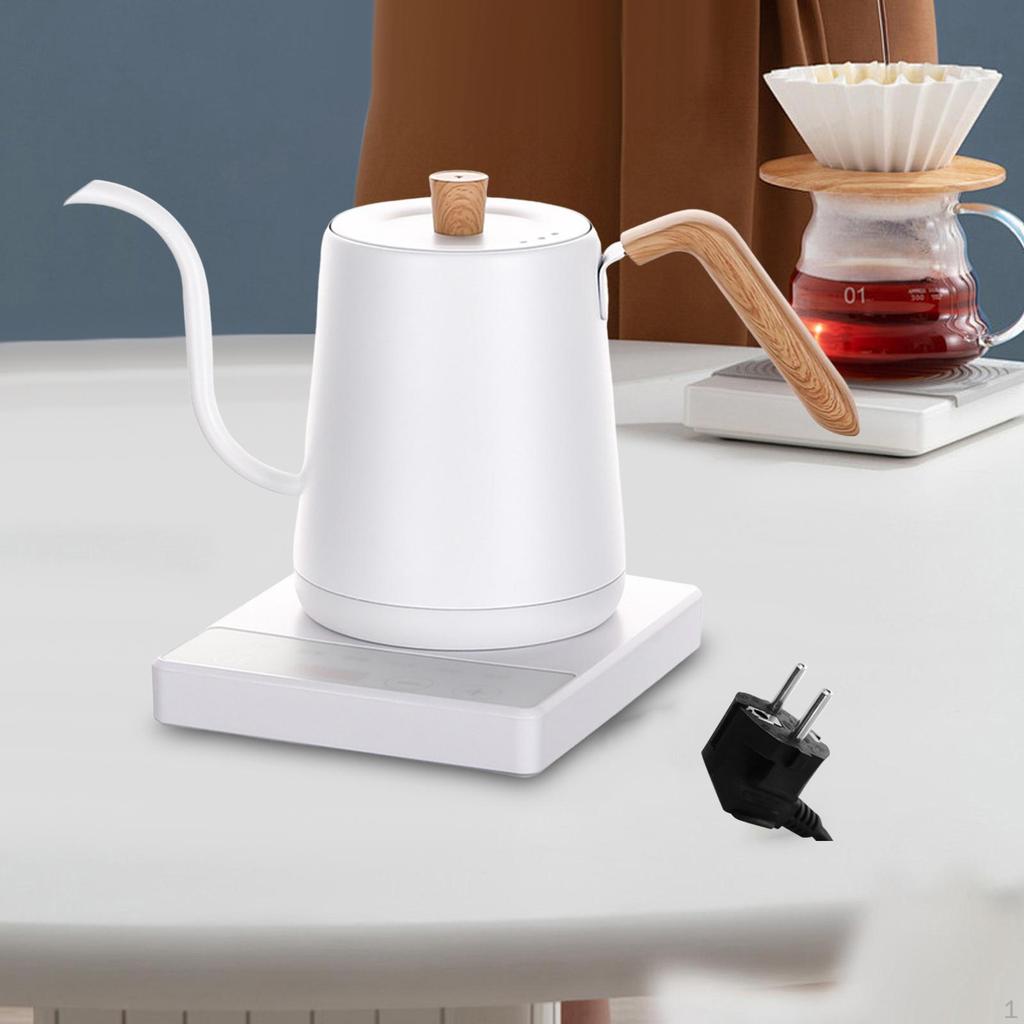 Electric Coffee Kettle 1000W Boiling Water for Camping Outdoor Picnic black