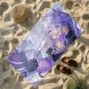 Singer N-Nekomata O-Okayu Vtuber Towel Soft Lightweight Anti-Sand Large Beach Towel Quick-Drying Bath Sports Family