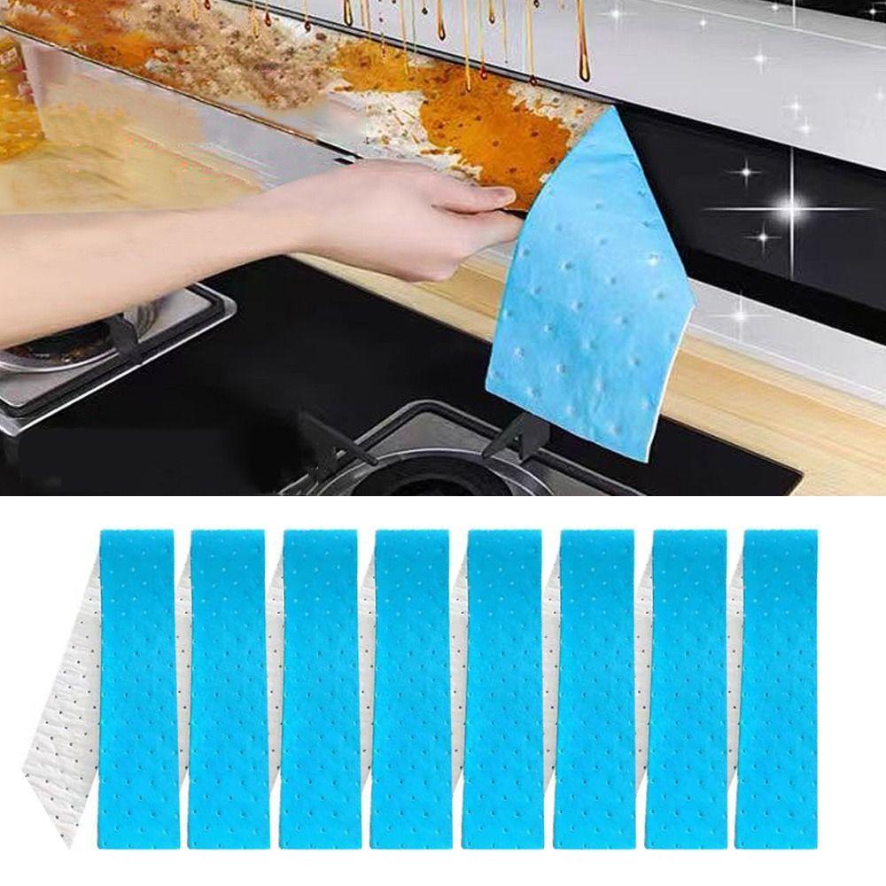 

10PCS Non-woven Cooker Hood Oil Filter Paper Grease Oil-absorbing Paper Kitchen