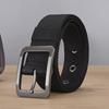 Alloy Buckled Zinc Canvas Belt With Versatile Style For Men Work Travel And