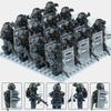 Forze speciali, polizia antisommossa, blocchi da costruzione, bambole umanoidi, action figure, regali a cartoni animati.