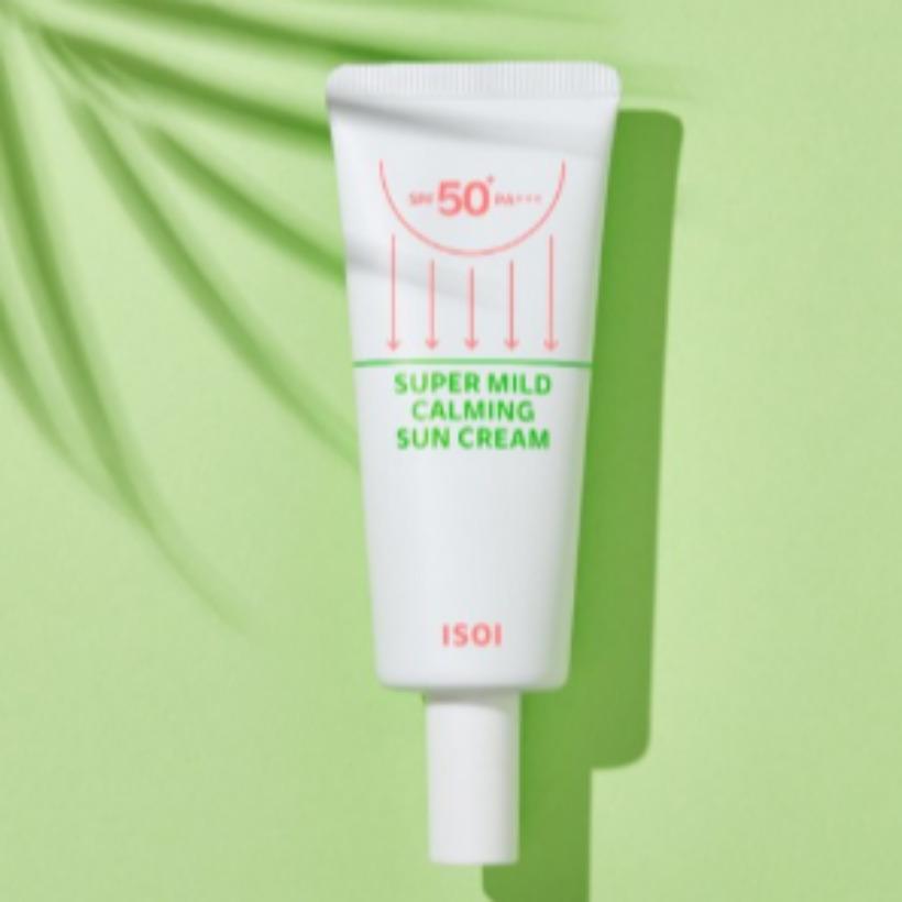 ISOI Super Mild Calming Sun Cream SPF50+ PA+++ 55ml Korean Sunscreen