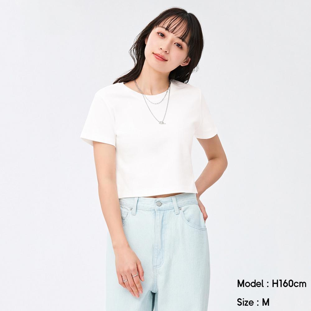 

GU Хлопок Mini T с коротким рукавом OSA+EC Короткая длина 41,5 см 48,0 см