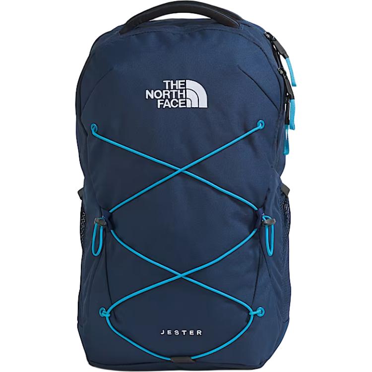 

The North Face Jester 28L Classic Mountaineering Backpack Unisex Backpack Blue NF0A3VXF-FLO Blue
